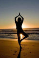Activity Yoga Sunrise Wall Decal Design 1
