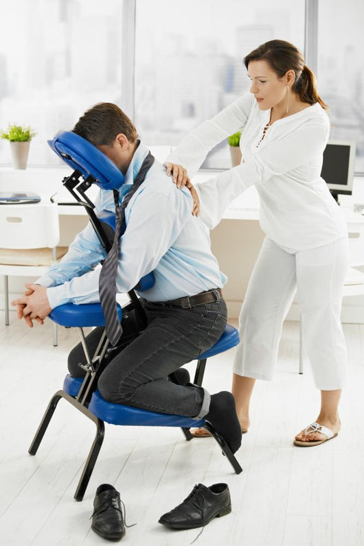 Massage in office Wall Mural