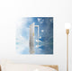 Door to new world. Hope, success, new way concepts Wall Mural