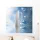 Door to new world. Hope, success, new way concepts Wall Mural