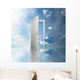 Door to new world. Hope, success, new way concepts Wall Mural