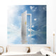 Door to new world. Hope, success, new way concepts Wall Mural