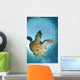 One Male Hawksbill Turtle Wall Mural