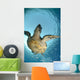 One Male Hawksbill Turtle Wall Mural