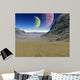 Colorful Space Landscape Wall Mural