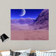 Colorful Space Landscape Wall Mural