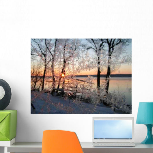 Beautiful Winter Morning Wall Decal Design 7