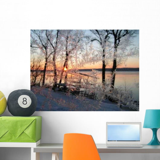 Beautiful Winter Morning Wall Decal Design 7