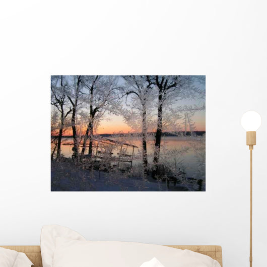 Beautiful Winter Morning Wall Decal Design 4