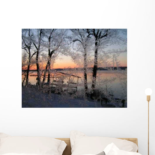 Beautiful Winter Morning Wall Decal Design 4