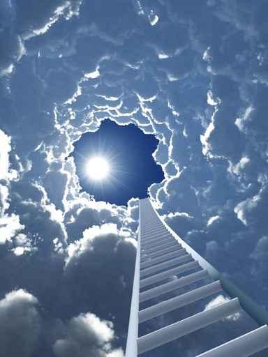Staircase to Heaven Wall Decal