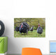 Turkey in Yard Wall Mural