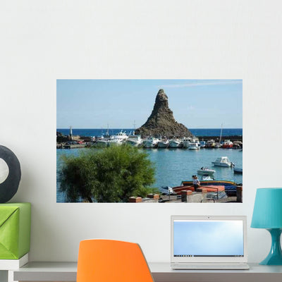 1577 Wall Decal shown on a wall