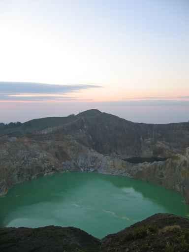 Green Crater Lake Wall Decal