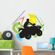 Sportsman Riding Quad Bike Wall Decal