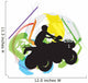 Sportsman Riding Quad Bike Wall Decal