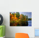 Picturesque Autumn Landscape Lake Wall Mural