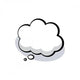 Vector Cartoon Thought Bubble! Wall Decal