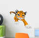 Running Baby Tiger Wall Decal