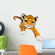 Running Baby Tiger Wall Decal
