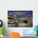 New York City skyline- Brooklyn Bridge Wall Mural