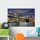 New York City skyline- Brooklyn Bridge Wall Mural