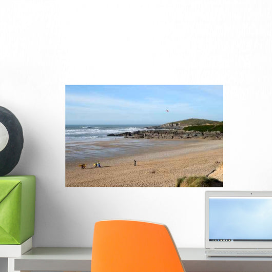 Flying Kite Fistral Beach Wall Decal