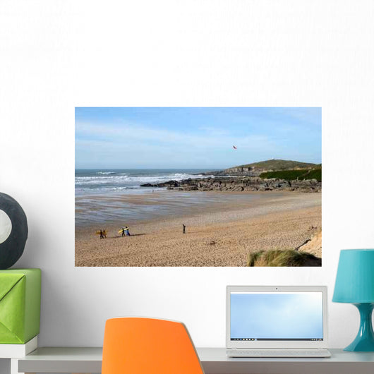 Flying Kite Fistral Beach Wall Decal