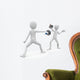 3D Man Fencers Dueling Wall Decal