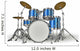 Drums Wall Decal