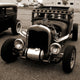 Model A Coupe Ratrod in Sepia Wall Mural