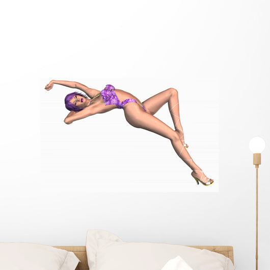 Lila1 Wall Mural