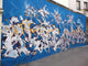 Blue Graffiti Wall Mural