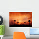 Palms Sunset Wall Decal