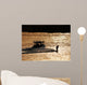 Last Run of the Day Wakeboarder Wall Mural