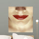 Closeup Of Woman's Lips Wall Mural