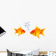 Golden Fish Breathing Wall Mural