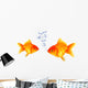 Golden Fish Breathing Wall Mural