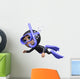 Scuba Diver Swimming Wall Decal