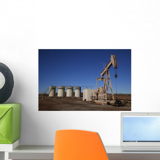 Oil Well Wall Mural