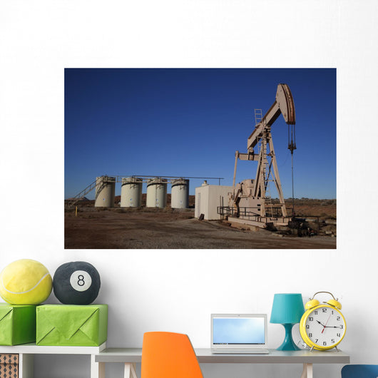 Oil Well Wall Mural