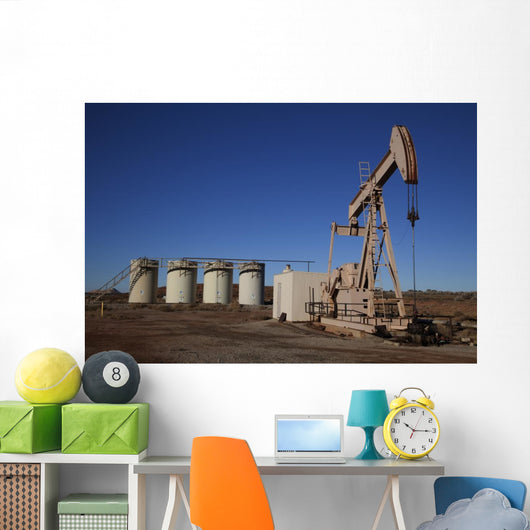 Oil Well Wall Mural
