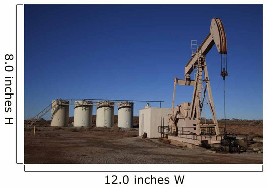 Oil Well Wall Mural