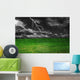 Thunder-storm over a field Wall Mural