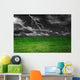 Thunder-storm over a field Wall Mural