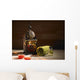 Arab lamp whit a candle in the hammam Wall Mural