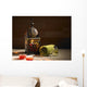 Arab lamp whit a candle in the hammam Wall Mural