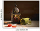 Arab lamp whit a candle in the hammam Wall Mural