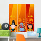 Vertical Thanksgiving Banners Wall Mural