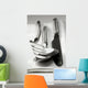 Cutlery resting on a white napkin Wall Mural